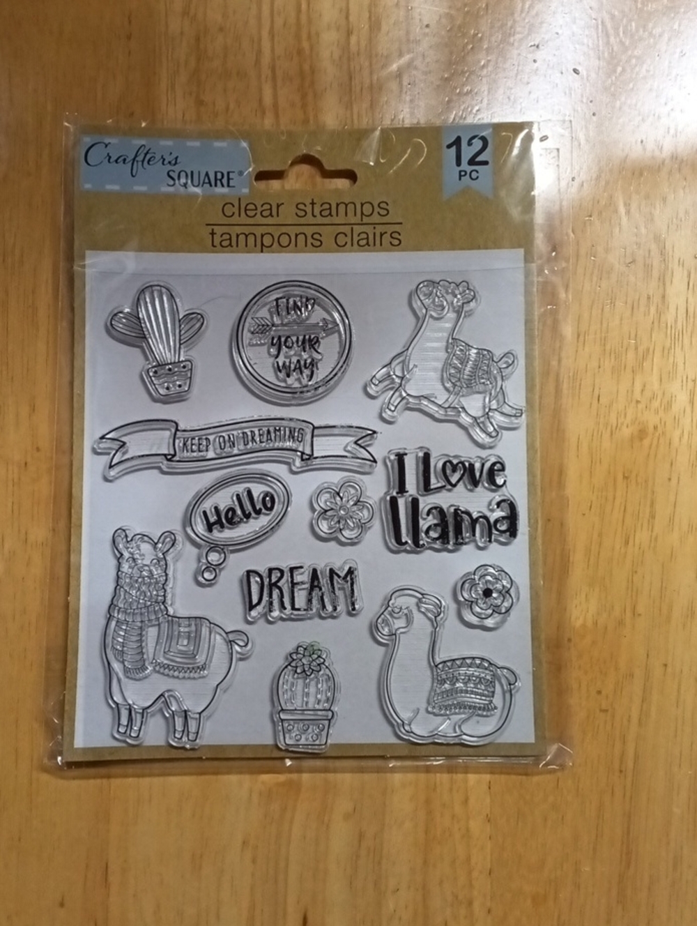 Clear Llama Stamps - Preowned